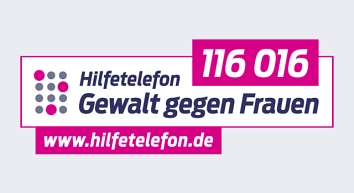 Das Bild weist auf das Hilfetelefon hin, Telefon 116016. Durch Klick auf das Bild gelangen Sie auf die Internetseiten www.hilfetelefon.de © Landkreis Oldenburg