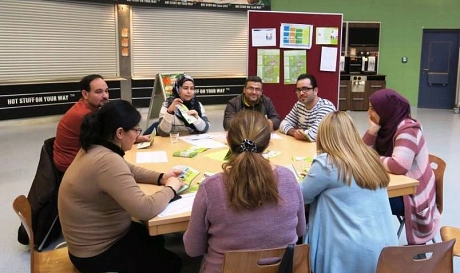 Veranstaltung für die Eltern in der Schule © Landkreis Oldenburg Deye